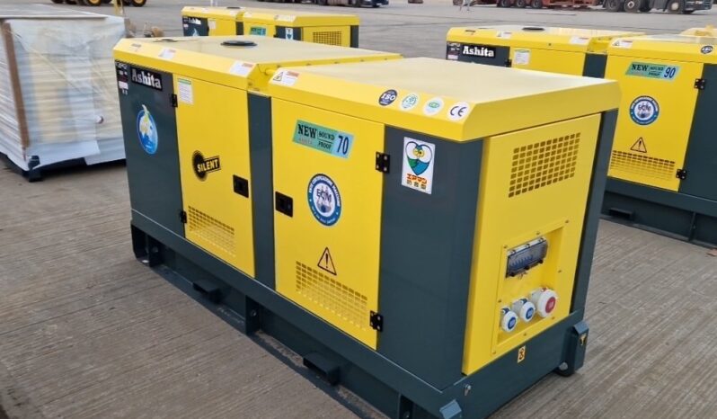 Unused 2024 Ashita Power AG3-70E Generators For Auction: Leeds – 22nd, 23rd, 24th & 25th January 25 @ 8:00am full