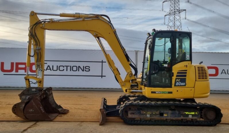 2021 Komatsu PC80MR-5E0 6 Ton+ Excavators For Auction: Leeds – 22nd, 23rd, 24th & 25th January 25 @ 8:00am full