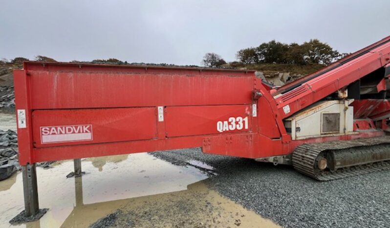 2010 Sandvik QA331 Screeners For Auction: Leeds – 22nd, 23rd, 24th & 25th January 25 @ 8:00am full