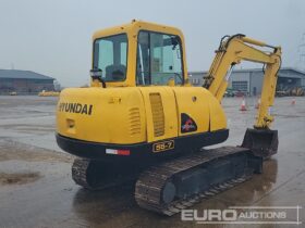 Hyundai R55-7 Mini Excavators For Auction: Leeds – 22nd, 23rd, 24th & 25th January 25 @ 8:00am full