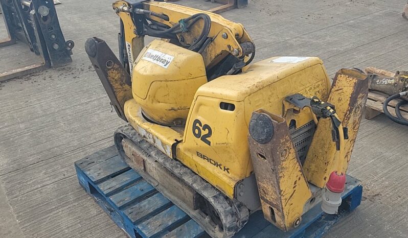 2016 Brokk Remote Controlled Tracked Excavator, Stabilisers, Piped Mini Excavators For Auction: Leeds – 22nd, 23rd, 24th & 25th January 25 @ 8:00am full