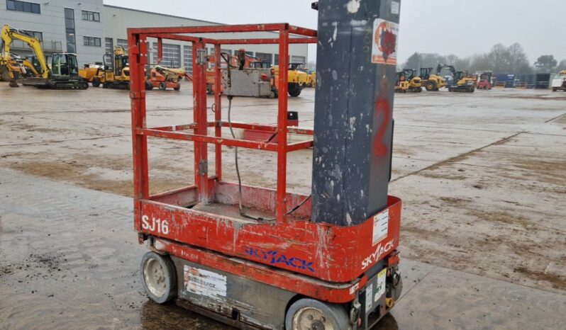 2013 SkyJack SJ16 Manlifts For Auction: Leeds – 22nd, 23rd, 24th & 25th January 25 @ 8:00am full