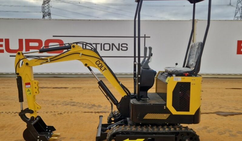 Unused 2024 Colt YFE10 Micro Excavators For Auction: Leeds – 22nd, 23rd, 24th & 25th January 25 @ 8:00am full