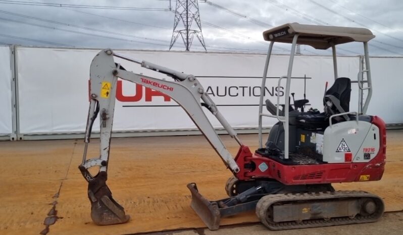 2020 Takeuchi TB216 Mini Excavators For Auction: Leeds – 22nd, 23rd, 24th & 25th January 25 @ 8:00am