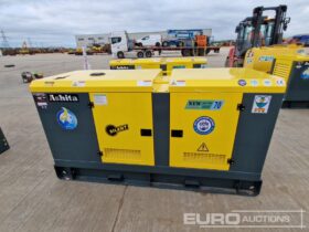 Unused 2024 Ashita Power AG3-70E Generators For Auction: Leeds – 22nd, 23rd, 24th & 25th January 25 @ 8:00am full