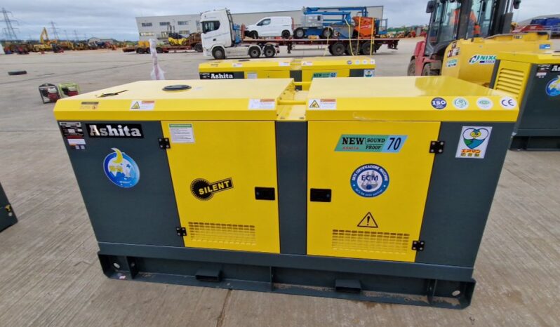 Unused 2024 Ashita Power AG3-70E Generators For Auction: Leeds – 22nd, 23rd, 24th & 25th January 25 @ 8:00am full