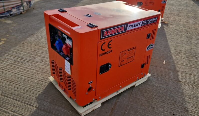 Unused 2024 Ashita Power DG11000SE3	 Generators For Auction: Leeds – 22nd, 23rd, 24th & 25th January 25 @ 8:00am