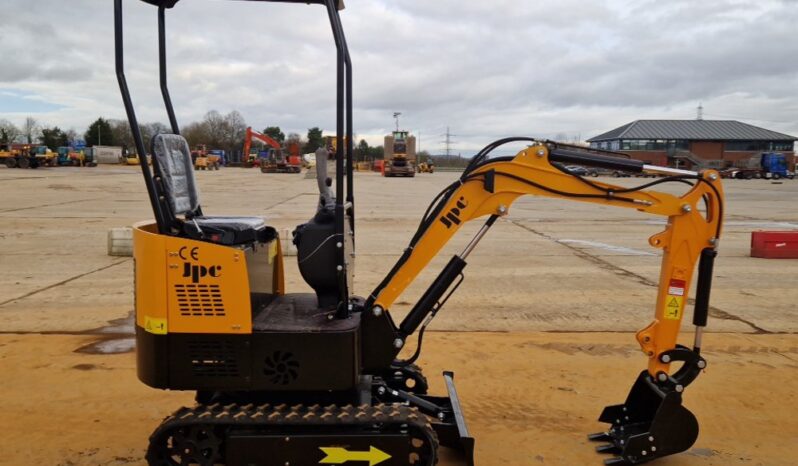 Unused 2024 JPC HT12 Micro Excavators For Auction: Leeds – 22nd, 23rd, 24th & 25th January 25 @ 8:00am full