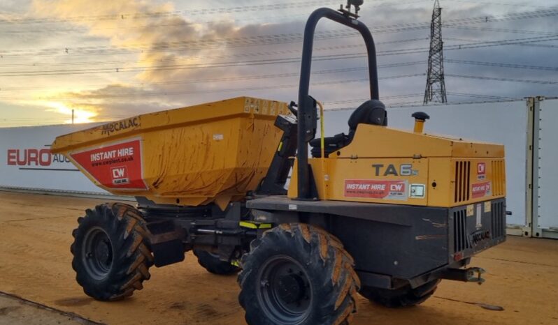 2018 Mecalac TA6S Site Dumpers For Auction: Leeds – 22nd, 23rd, 24th & 25th January 25 @ 8:00am full