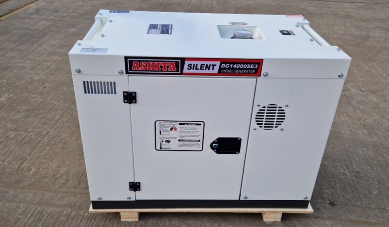 Unused 2024 Ashita Power DG14000SE3 Generators For Auction: Leeds – 22nd, 23rd, 24th & 25th January 25 @ 8:00am full