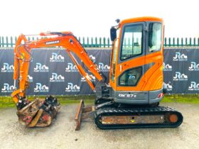 2018 Doosan DX27z Excavator