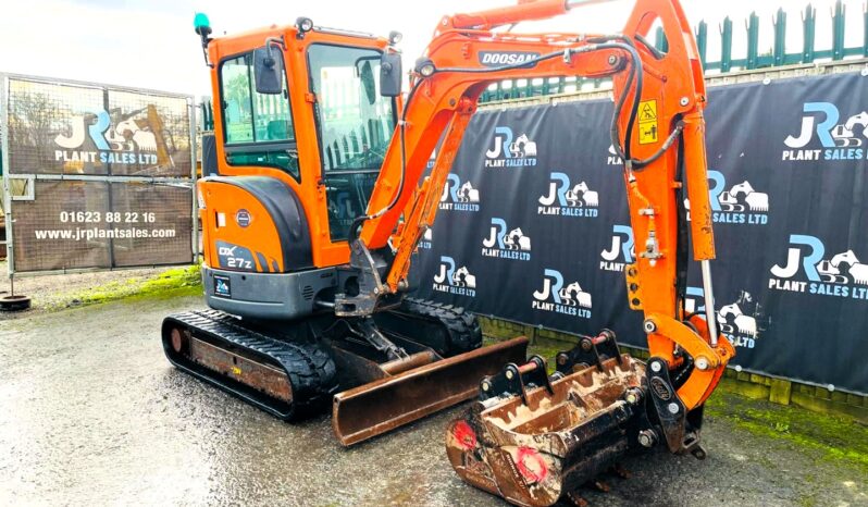 2018 Doosan DX27z Excavator full