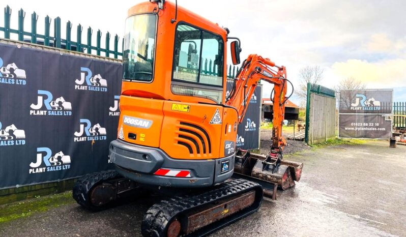 2018 Doosan DX27z Excavator full