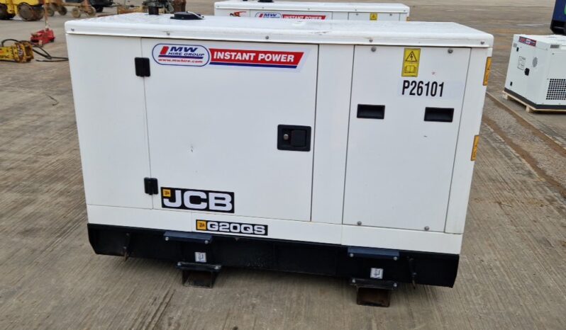 2023 JCB G20QS Generators For Auction: Leeds – 22nd, 23rd, 24th & 25th January 25 @ 8:00am full