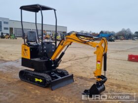 Unused 2024 JPC HT12 Micro Excavators For Auction: Leeds – 22nd, 23rd, 24th & 25th January 25 @ 8:00am full