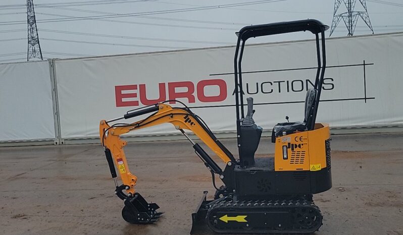 Unused 2024 JPC HT12 Micro Excavators For Auction: Leeds – 22nd, 23rd, 24th & 25th January 25 @ 8:00am full