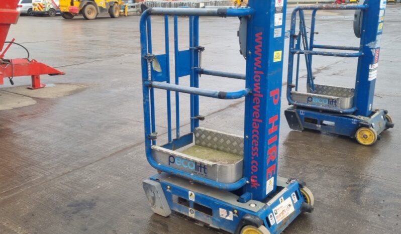 2013 Power Towers Pecolift Manlifts For Auction: Leeds – 22nd, 23rd, 24th & 25th January 25 @ 8:00am