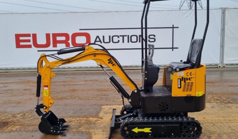 Unused 2024 JPC HT12 Micro Excavators For Auction: Leeds – 22nd, 23rd, 24th & 25th January 25 @ 8:00am full