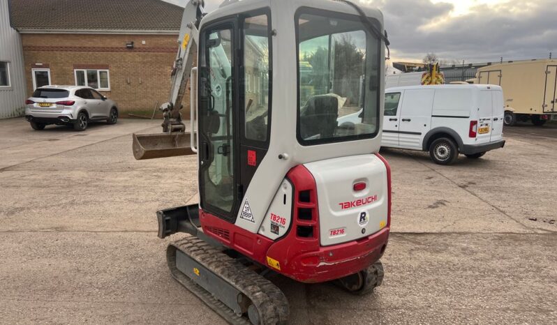 2021 TAKEUCHI TB216 EXCAVATOR For Auction on 2025-02-04 For Auction on 2025-02-04 full