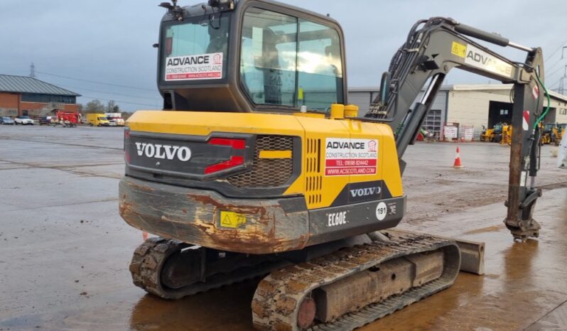 2020 Volvo EC60E 6 Ton+ Excavators For Auction: Leeds – 22nd, 23rd, 24th & 25th January 25 @ 8:00am full