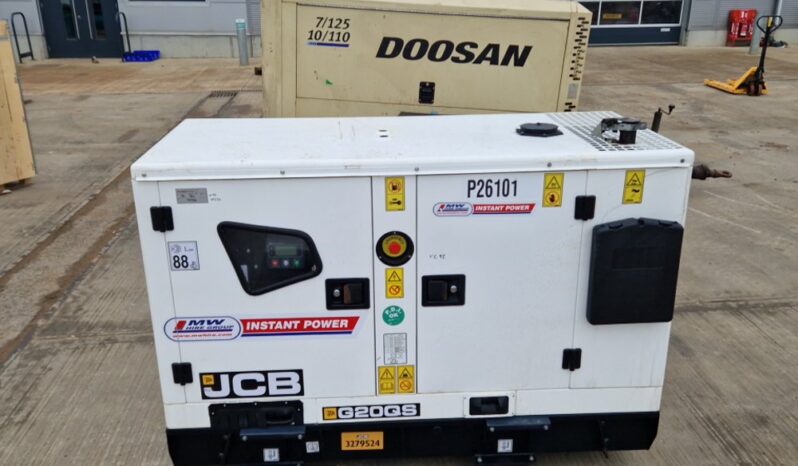 2023 JCB G20QS Generators For Auction: Leeds – 22nd, 23rd, 24th & 25th January 25 @ 8:00am full