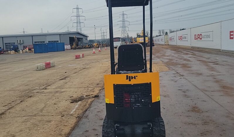 Unused 2024 JPC HT12 Micro Excavators For Auction: Leeds – 22nd, 23rd, 24th & 25th January 25 @ 8:00am full