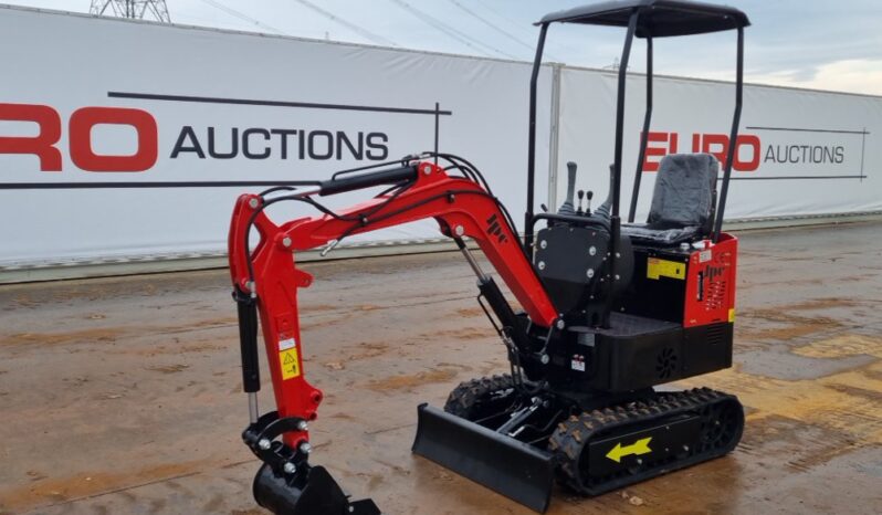 Unused 2024 JPC HT12 Micro Excavators For Auction: Leeds – 22nd, 23rd, 24th & 25th January 25 @ 8:00am