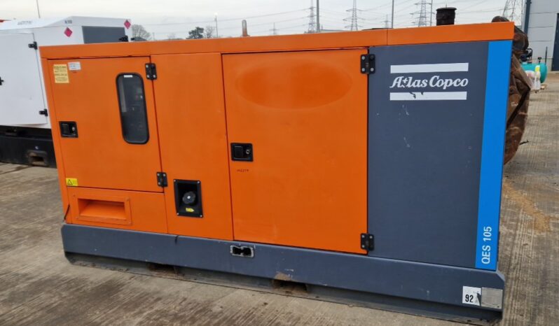 2016 Atlas Copco QES105 Generators For Auction: Leeds – 22nd, 23rd, 24th & 25th January 25 @ 8:00am full