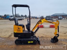 Unused 2024 JPC HT12 Micro Excavators For Auction: Leeds – 22nd, 23rd, 24th & 25th January 25 @ 8:00am full