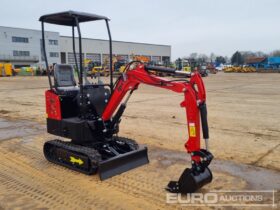 Unused 2024 JPC HT12 Micro Excavators For Auction: Leeds – 22nd, 23rd, 24th & 25th January 25 @ 8:00am full