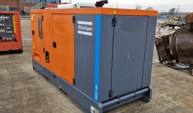 2016 Atlas Copco QES105 Generators For Auction: Leeds – 22nd, 23rd, 24th & 25th January 25 @ 8:00am full