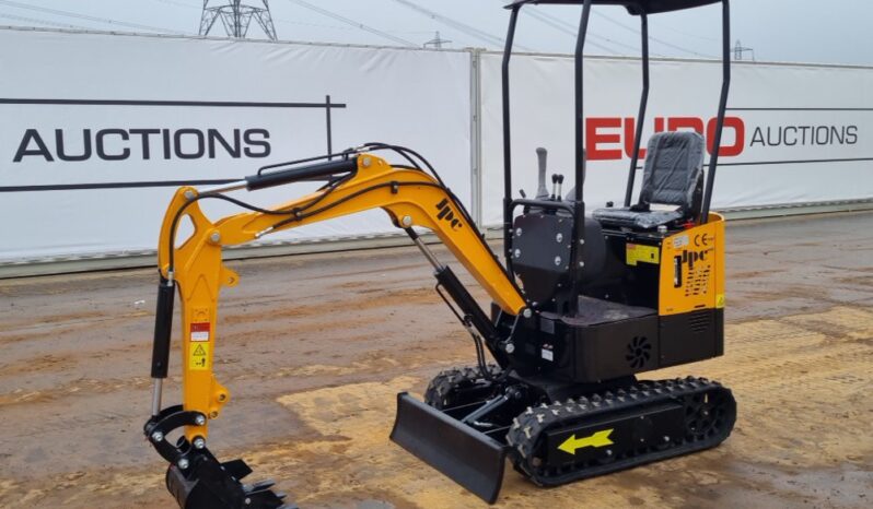 Unused 2024 JPC HT12 Micro Excavators For Auction: Leeds – 22nd, 23rd, 24th & 25th January 25 @ 8:00am