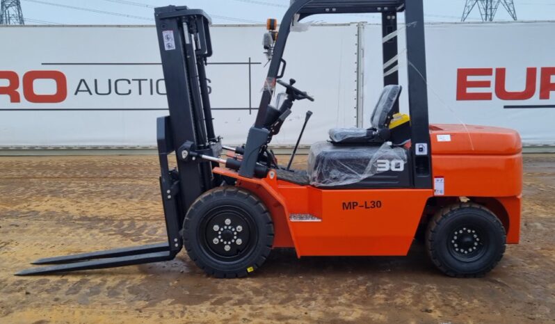 Unused 2024 Machpro MP-L30 Forklifts For Auction: Leeds – 22nd, 23rd, 24th & 25th January 25 @ 8:00am full