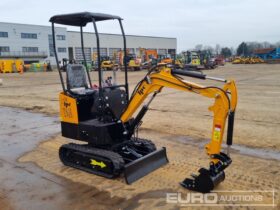 Unused 2024 JPC HT12 Micro Excavators For Auction: Leeds – 22nd, 23rd, 24th & 25th January 25 @ 8:00am full