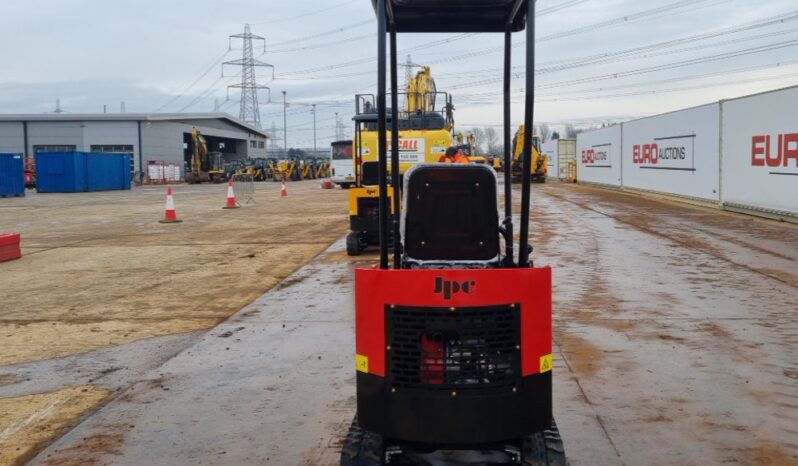 Unused 2024 JPC HT12 Micro Excavators For Auction: Leeds – 22nd, 23rd, 24th & 25th January 25 @ 8:00am full