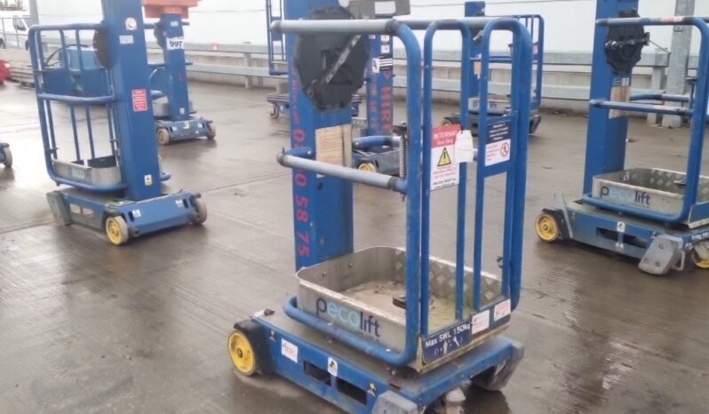 2013 Power Towers Pecolift Manlifts For Auction: Leeds – 22nd, 23rd, 24th & 25th January 25 @ 8:00am full