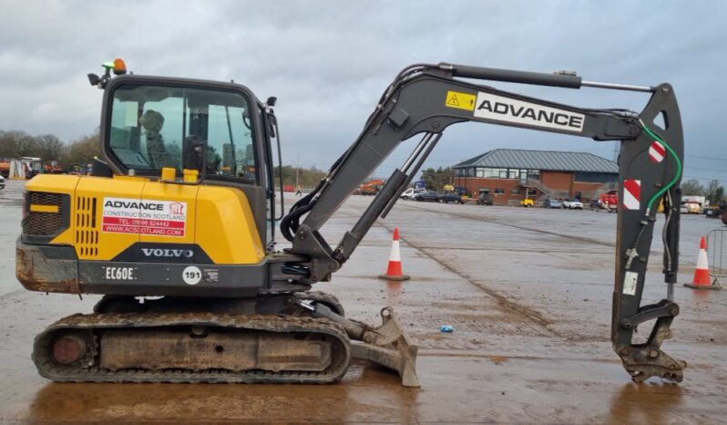 2020 Volvo EC60E 6 Ton+ Excavators For Auction: Leeds – 22nd, 23rd, 24th & 25th January 25 @ 8:00am full