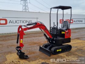 Unused 2024 JPC HT12 Micro Excavators For Auction: Leeds – 22nd, 23rd, 24th & 25th January 25 @ 8:00am