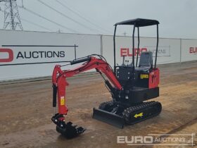 Unused 2024 JPC HT12 Micro Excavators For Auction: Leeds – 22nd, 23rd, 24th & 25th January 25 @ 8:00am