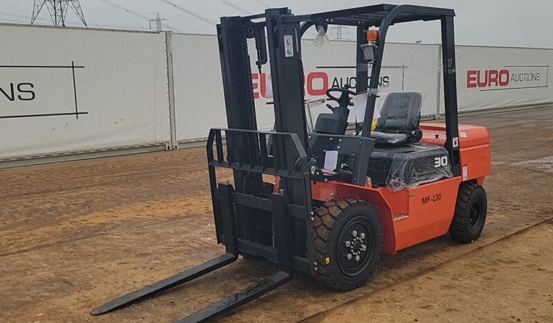 Unused 2024 Machpro MP-L30 Forklifts For Auction: Leeds – 22nd, 23rd, 24th & 25th January 25 @ 8:00am