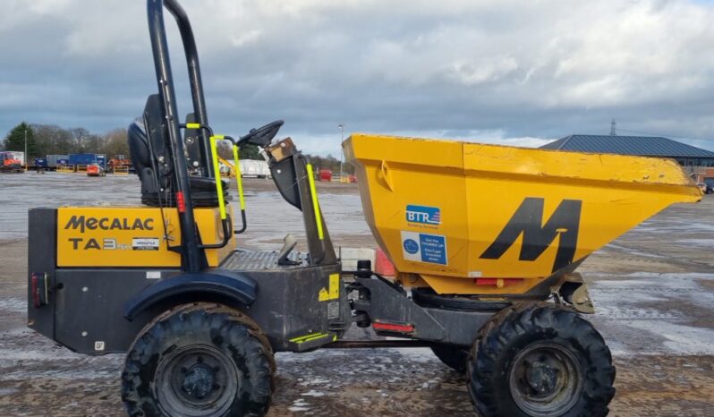 2022 Mecalac TA3SH Site Dumpers For Auction: Leeds – 22nd, 23rd, 24th & 25th January 25 @ 8:00am full