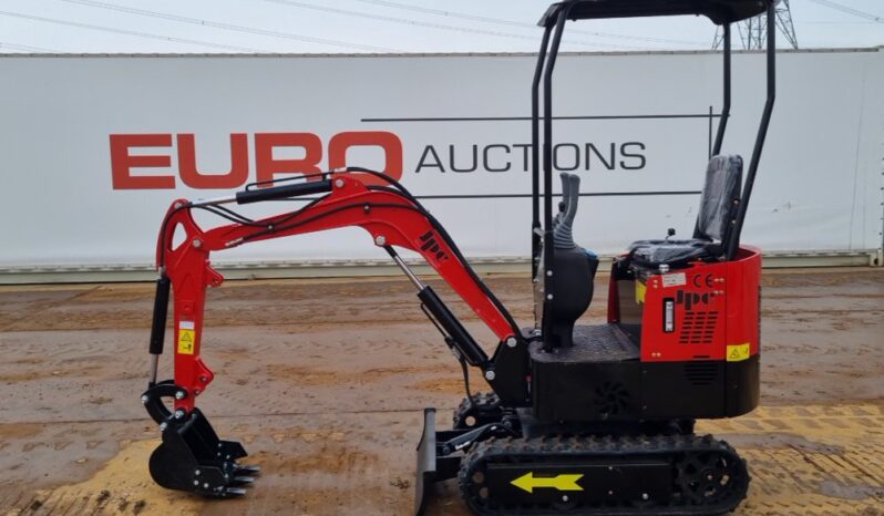 Unused 2024 JPC HT12 Micro Excavators For Auction: Leeds – 22nd, 23rd, 24th & 25th January 25 @ 8:00am full