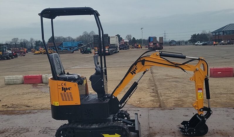 Unused 2024 JPC HT12 Micro Excavators For Auction: Leeds – 22nd, 23rd, 24th & 25th January 25 @ 8:00am full