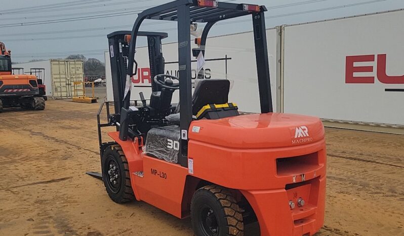 Unused 2024 Machpro MP-L30 Forklifts For Auction: Leeds – 22nd, 23rd, 24th & 25th January 25 @ 8:00am full