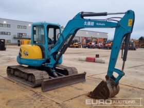 Kubota KX161-3SZ Mini Excavators For Auction: Leeds – 22nd, 23rd, 24th & 25th January 25 @ 8:00am full