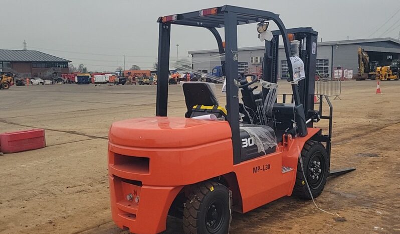 Unused 2024 Machpro MP-L30 Forklifts For Auction: Leeds – 22nd, 23rd, 24th & 25th January 25 @ 8:00am full