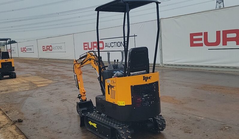 Unused 2024 JPC HT12 Micro Excavators For Auction: Leeds – 22nd, 23rd, 24th & 25th January 25 @ 8:00am full