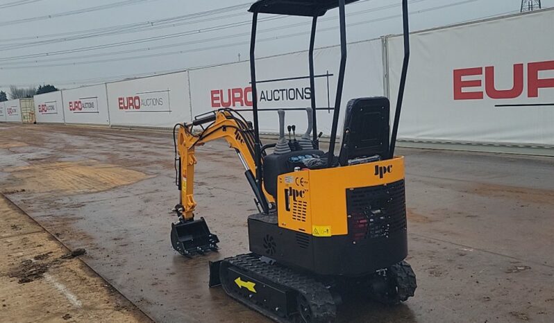 Unused 2024 JPC HT12 Micro Excavators For Auction: Leeds – 22nd, 23rd, 24th & 25th January 25 @ 8:00am full