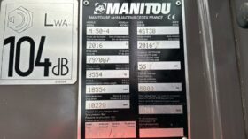 2016 MANITOU M50-4  For Auction on 2025-01-28 at 09:30 full