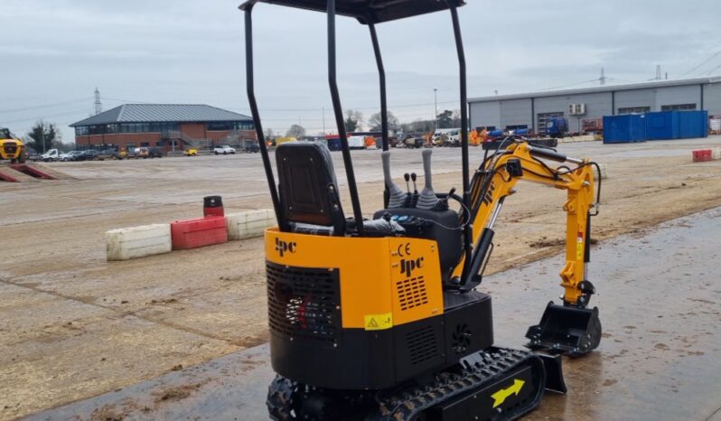 Unused 2024 JPC HT12 Micro Excavators For Auction: Leeds – 22nd, 23rd, 24th & 25th January 25 @ 8:00am full